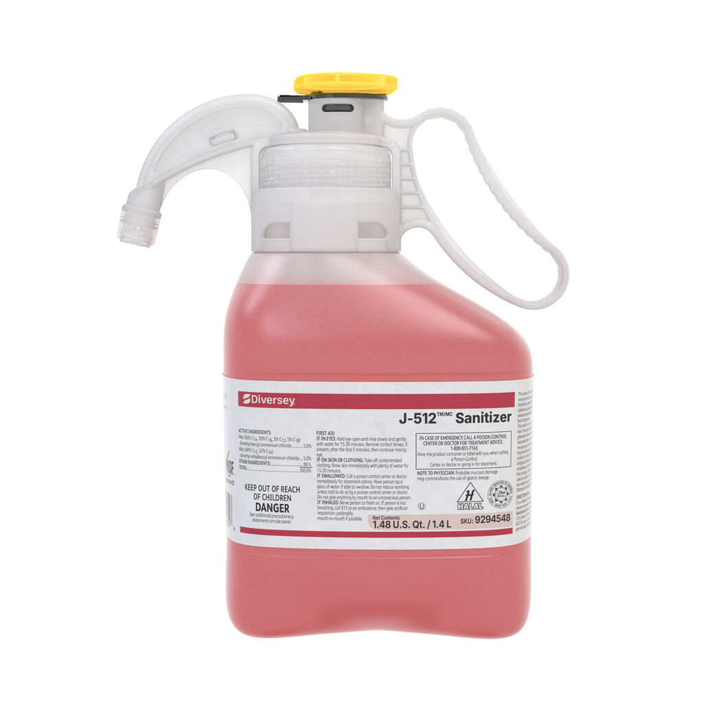 J-512TM/MC Sanitizer, 1.4L, 2/CT